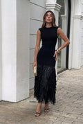 AuraBarcelona™ Ana | Vestido Largo De Flecos