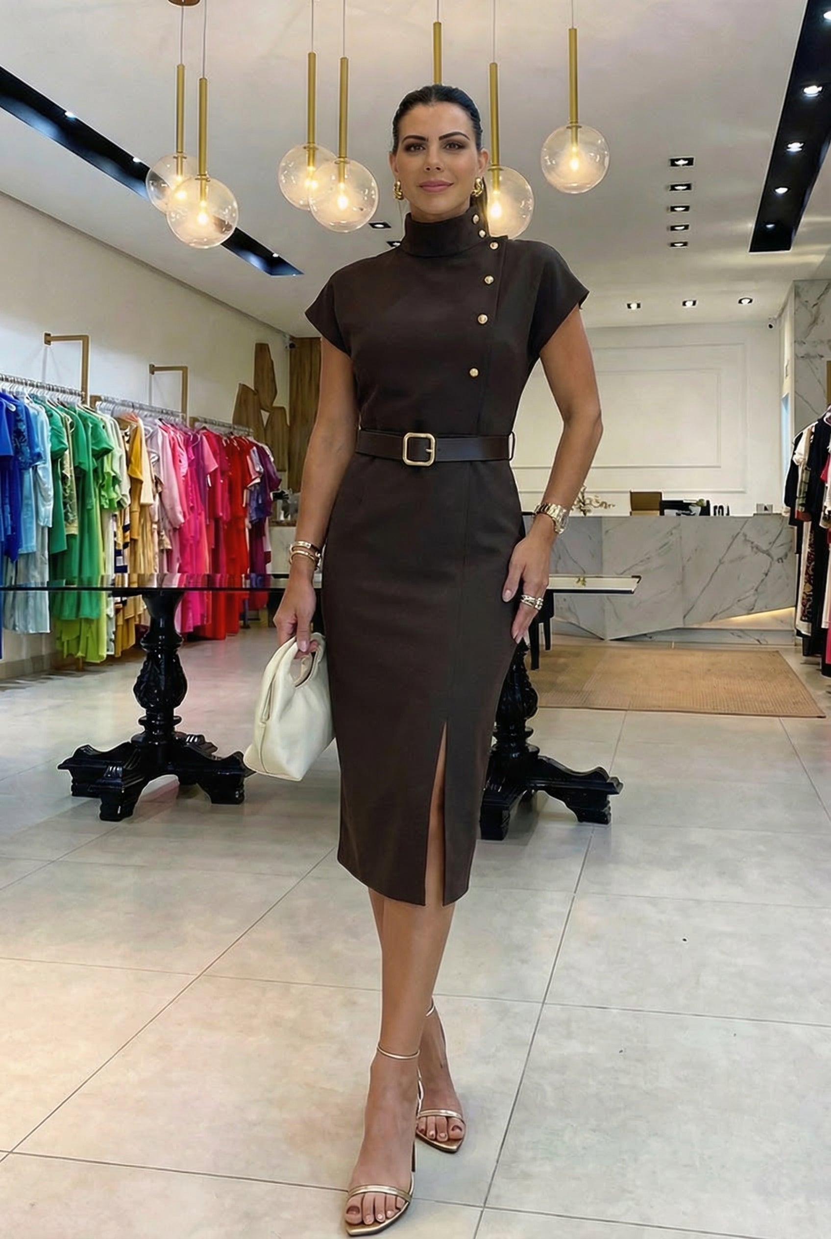 AuraBarcelona™ Chiara | Vestido Moderno