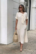 AuraBarcelona™ Pilar | Vestido Elegante con bolsillos