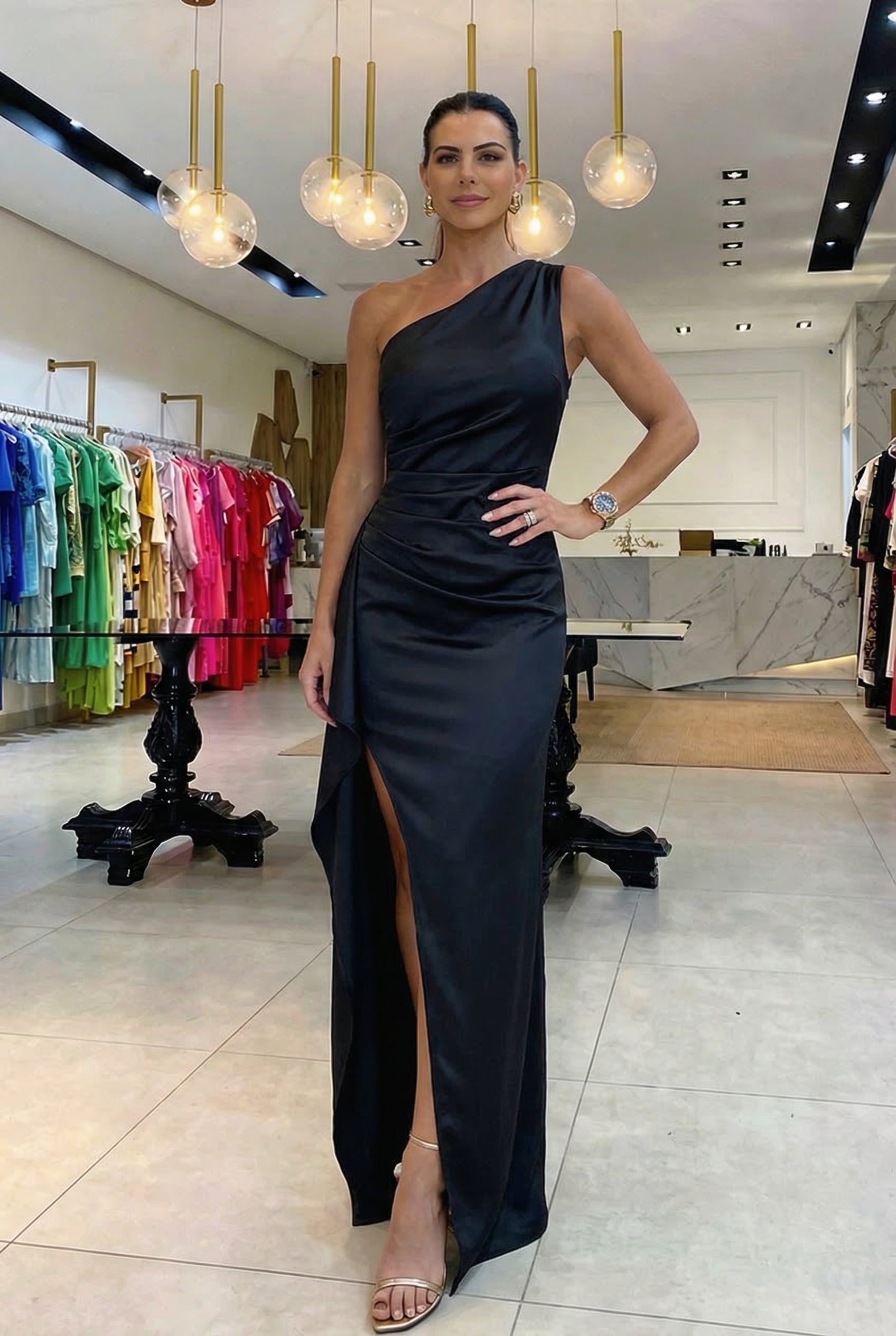 AuraBarcelona™ Eliana | Vestido Midnight