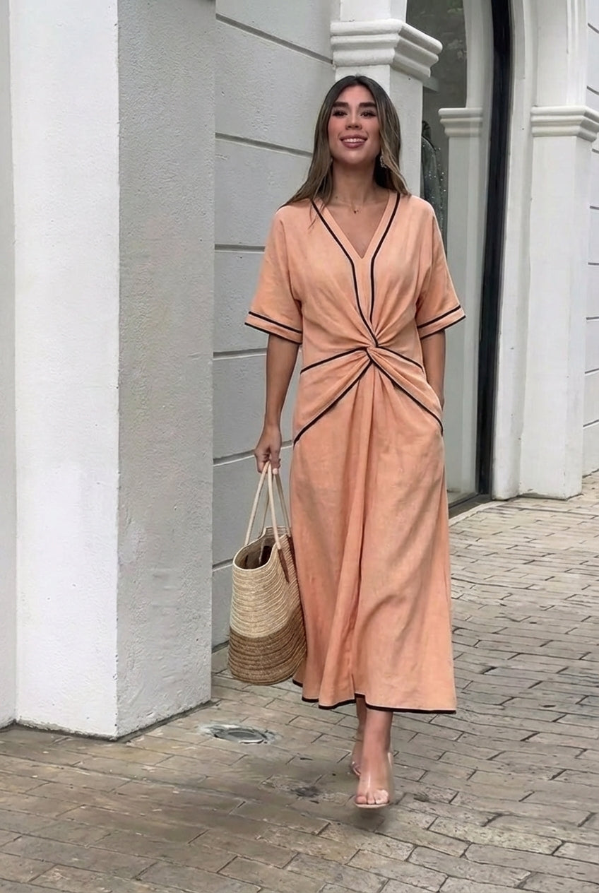 AuraBarcelona™ Cassia | Vestido elegante y favorecedor