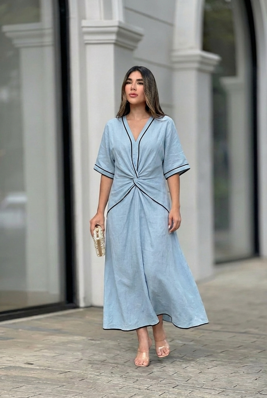 AuraBarcelona™ Cassia | Vestido elegante y favorecedor