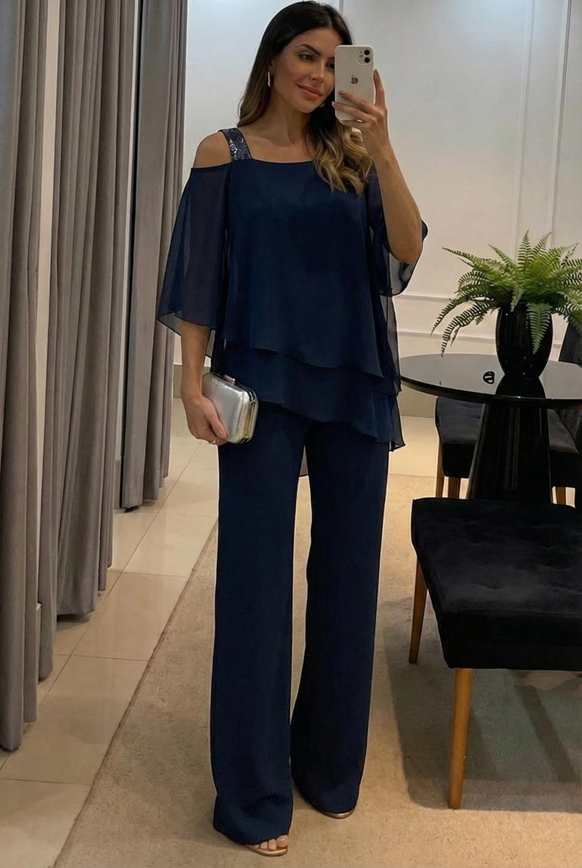 AuraBarcelona™ Mariella | Conjunto fluido de dos piezas