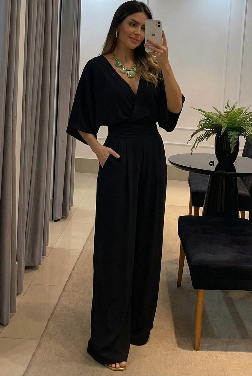 AuraBarcelona™ Martina | Conjunto Elegante en V