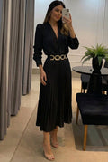 AuraBarcelona™ Esperanza | Vestido largo plisado