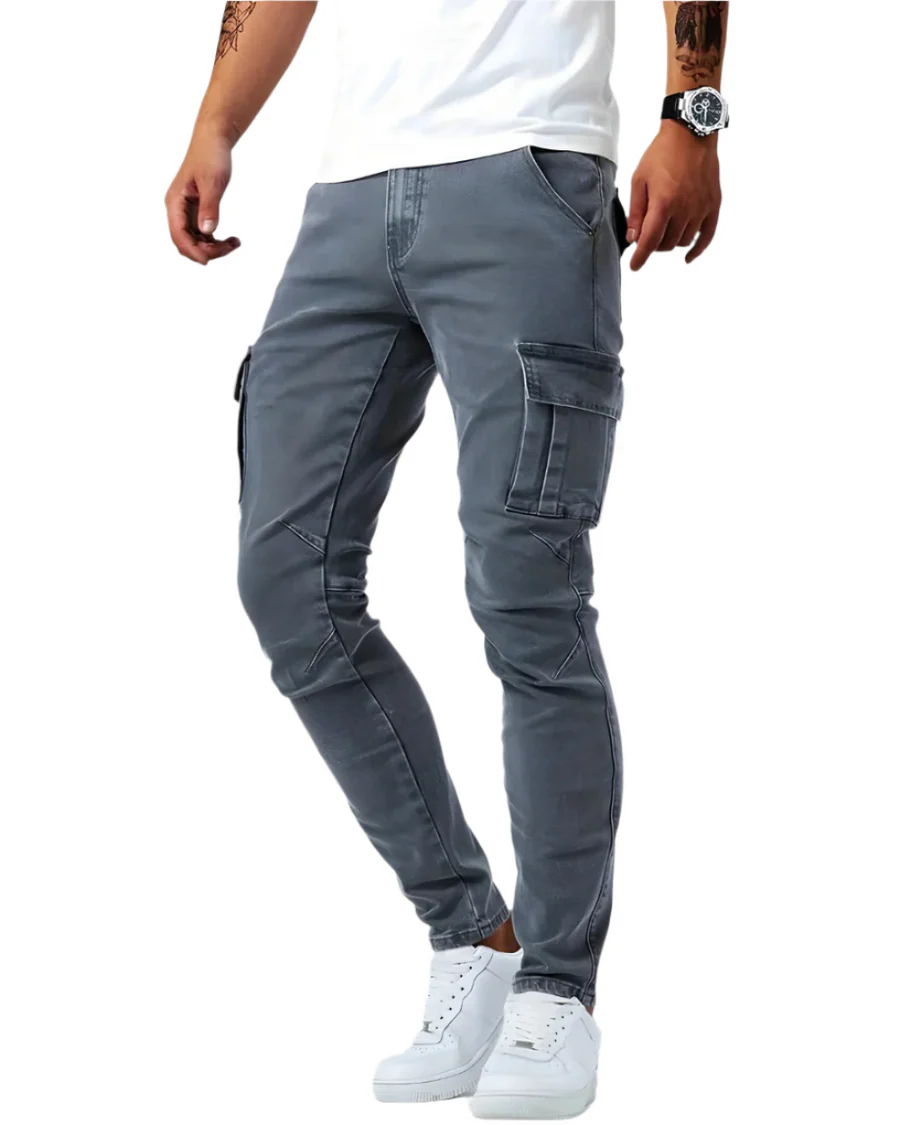 AuraBarcelona™ | PANTALÓN CARGO ELÁSTICO