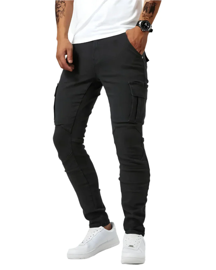 AuraBarcelona™ | PANTALÓN CARGO ELÁSTICO