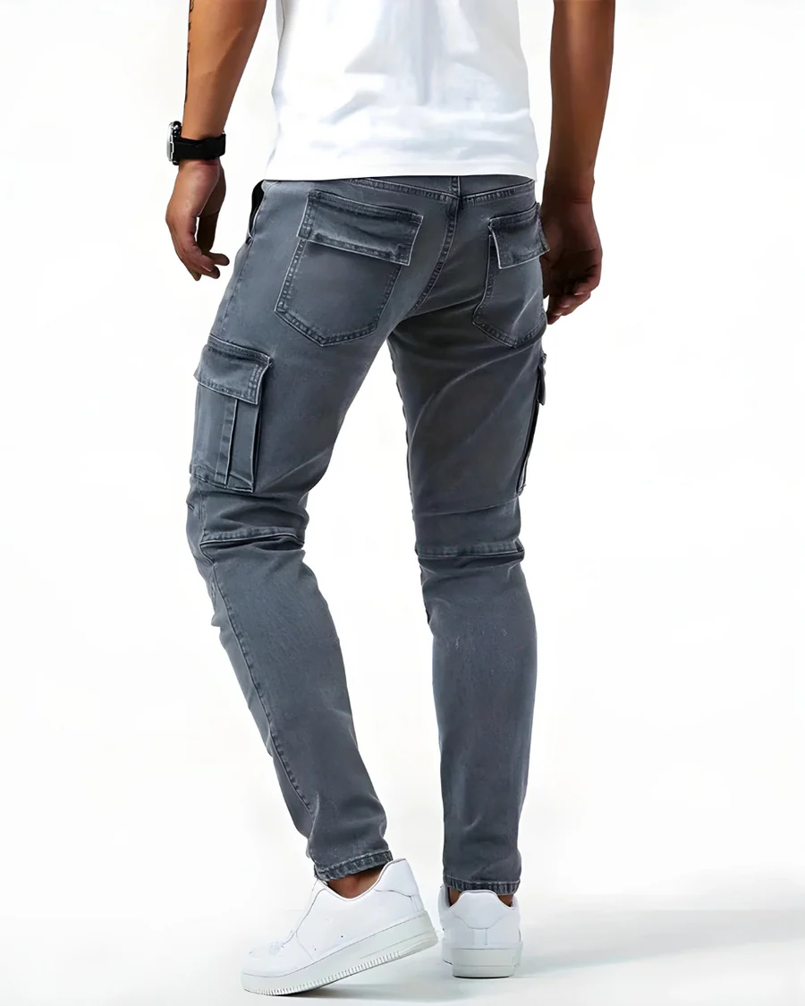 AuraBarcelona™ | PANTALÓN CARGO ELÁSTICO