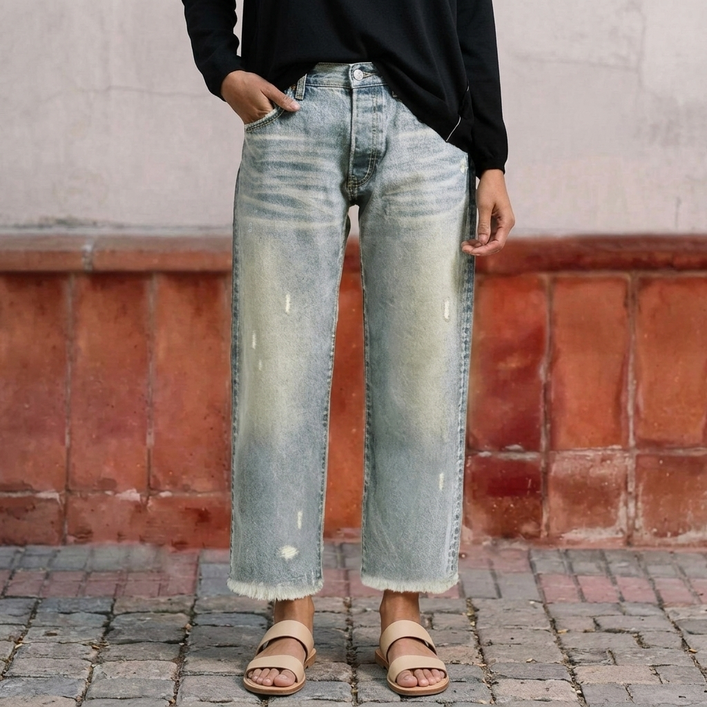 AuraBarcelona™ | VAQUEROS RECTOS RETRO