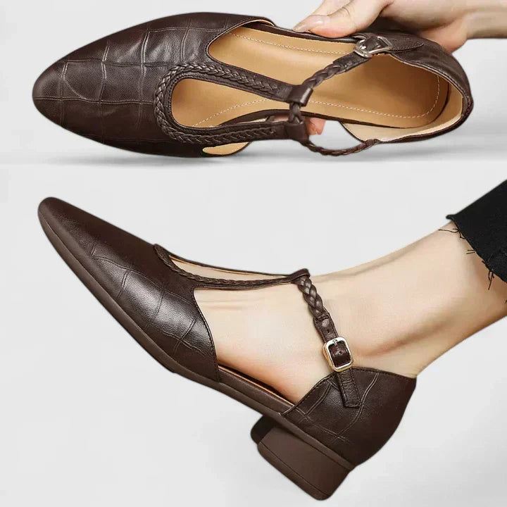 AuraBarcelona™ Julia | Zapatos de cuero elegantes