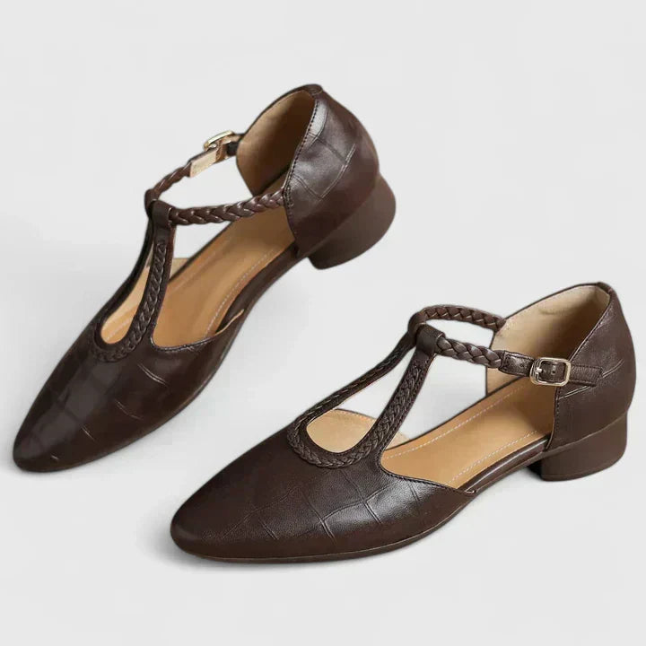 AuraBarcelona™ Julia | Zapatos de cuero elegantes