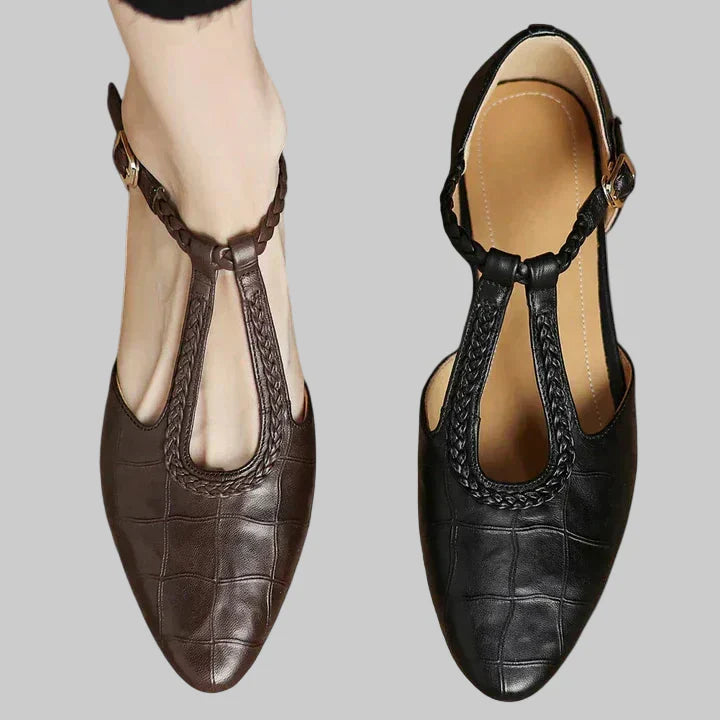 AuraBarcelona™ Julia | Zapatos de cuero elegantes