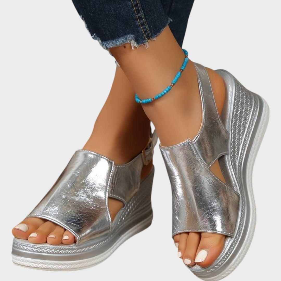 AuraBarcelona™ Núria | Sandalias Ortopédicas Con Plataforma