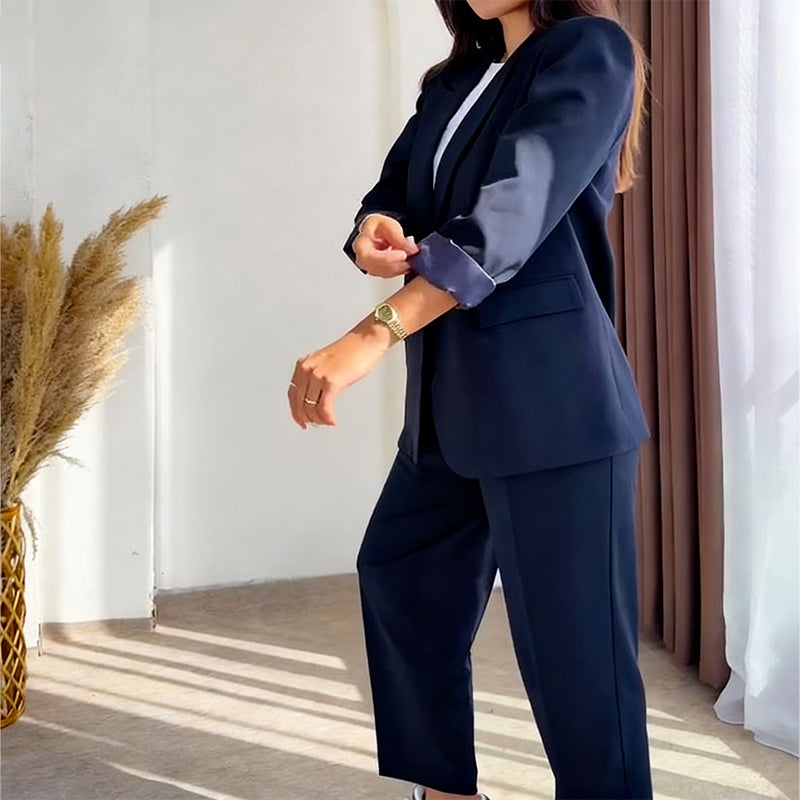 AuraBarcelona™ | CONJUNTO CLÁSICO: BLAZER Y PANTALÓN