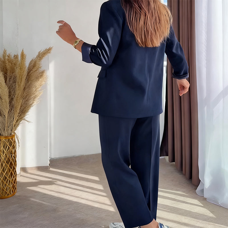 AuraBarcelona™ | CONJUNTO CLÁSICO: BLAZER Y PANTALÓN