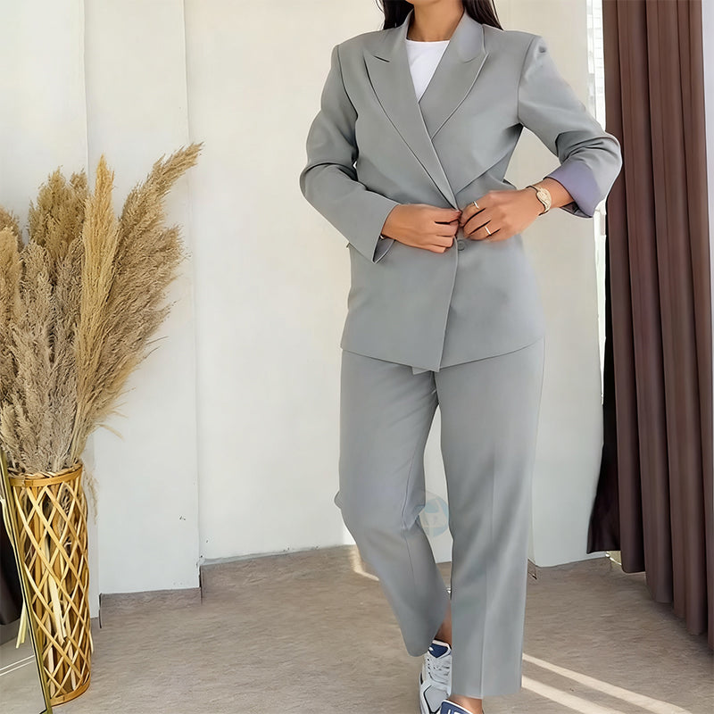 AuraBarcelona™ | CONJUNTO CLÁSICO: BLAZER Y PANTALÓN